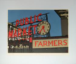Pike Place - limited edition original screen print